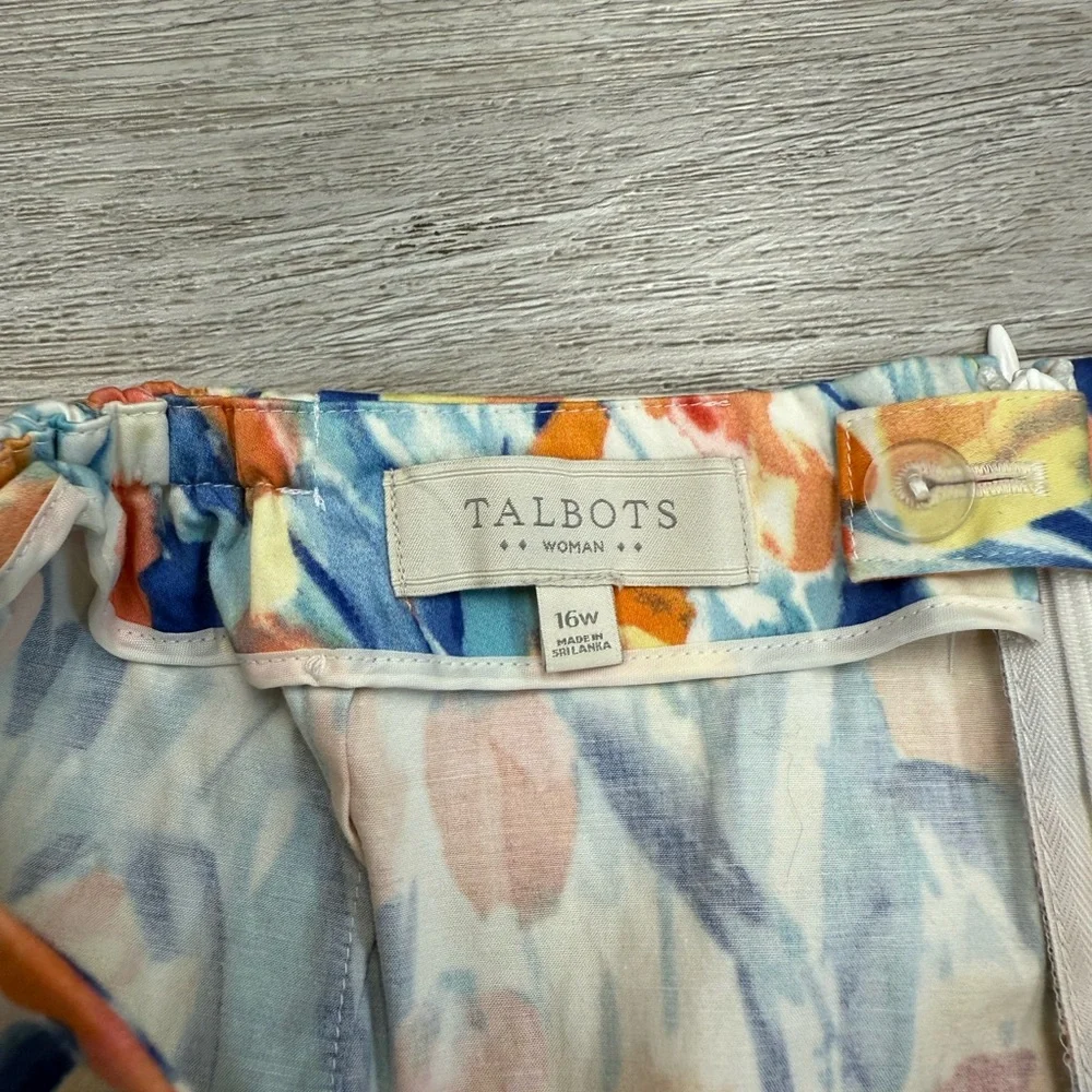 Talbots Orange Tulip Skirt - Size 16_3